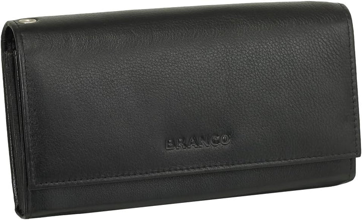 Preiswerte Kellnerbörse Taxibörse Kellnergeldbörse Servicegeldbörse schwarz Rindleder mit 2-Fach Dru