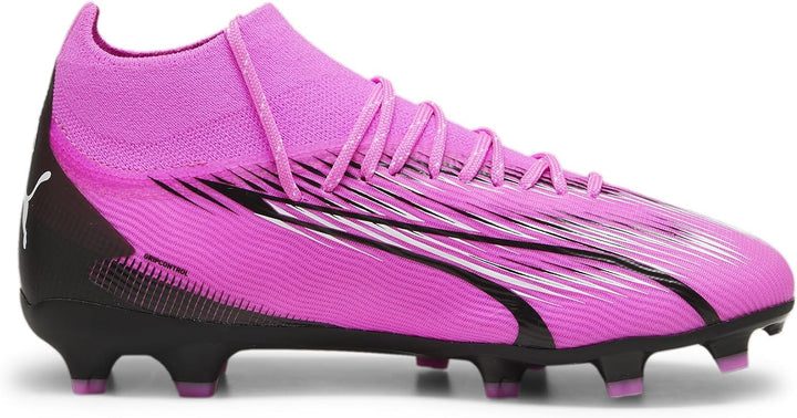 PUMA Unisex Kinder Ultra Pro Fg/Ag Jr Soccer Shoe 35 EU Poison Pink White Black, 35 EU Poison Pink W