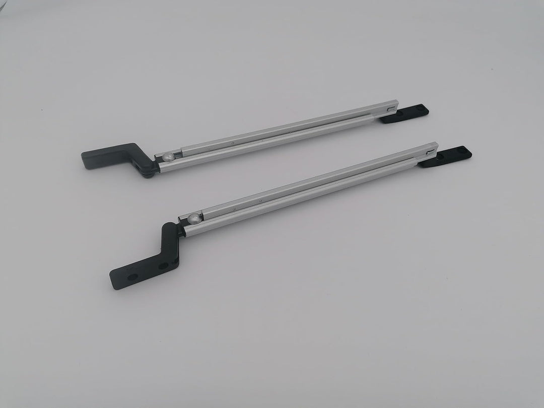 CR-MOESANCO® Kompass-Set rechts + Links für Wohnwagen, Arm für Wohnmobil-Fensterstütze, Hebestütze o