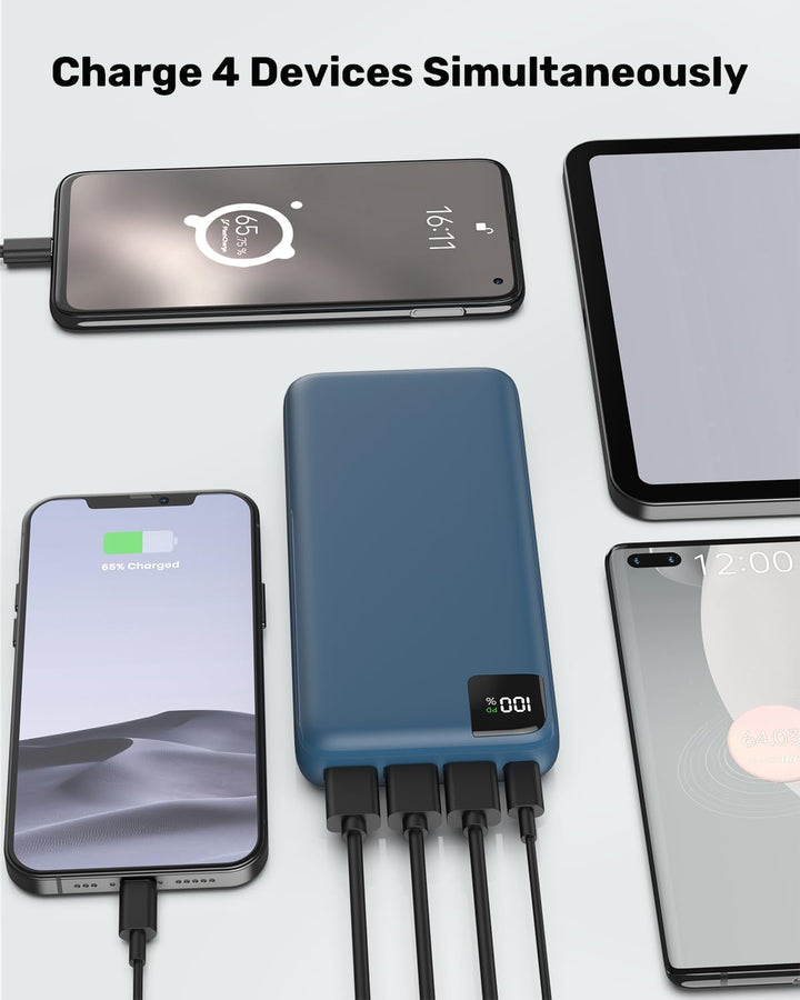 Power Bank 27000mAh Externer Akku - SOARAISE 22,5W Powerbank PD USB C Tragbares Ladegerät Akkupack m