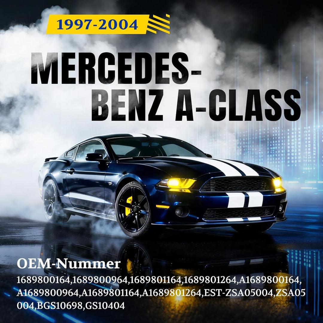 Arana 2x Gasdruckfeder Heckklappendämpfer Kofferraum Kompatibel Heckklappe 4/5-Türer mit BENZ A-Klas