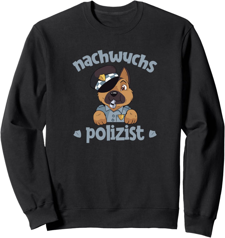 Polizei Für Kinder Junge - Hund Nachwuchs Polizist Sweatshirt