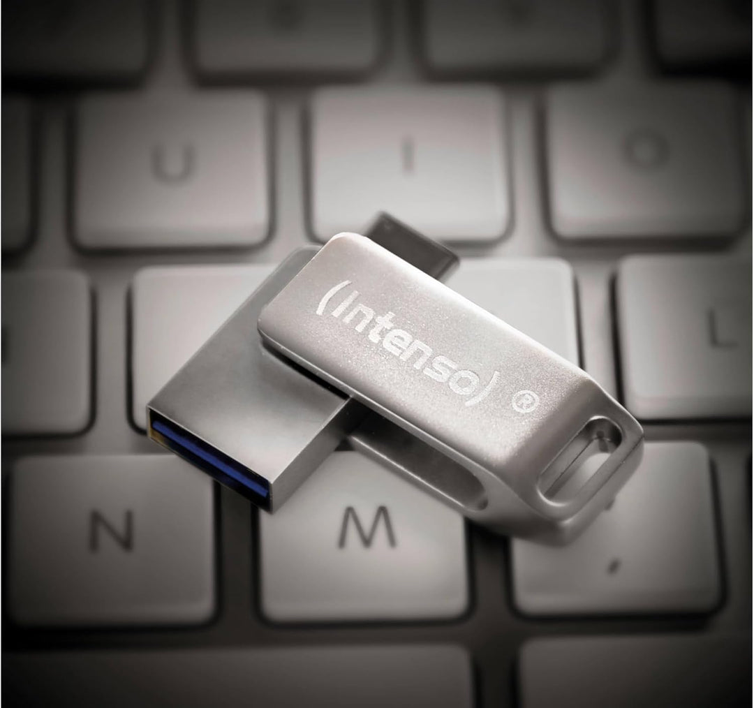 Intenso cMobile Line, 128GB Dual USB-Stick 3.2 Gen. 1x1 USB-C, Silber