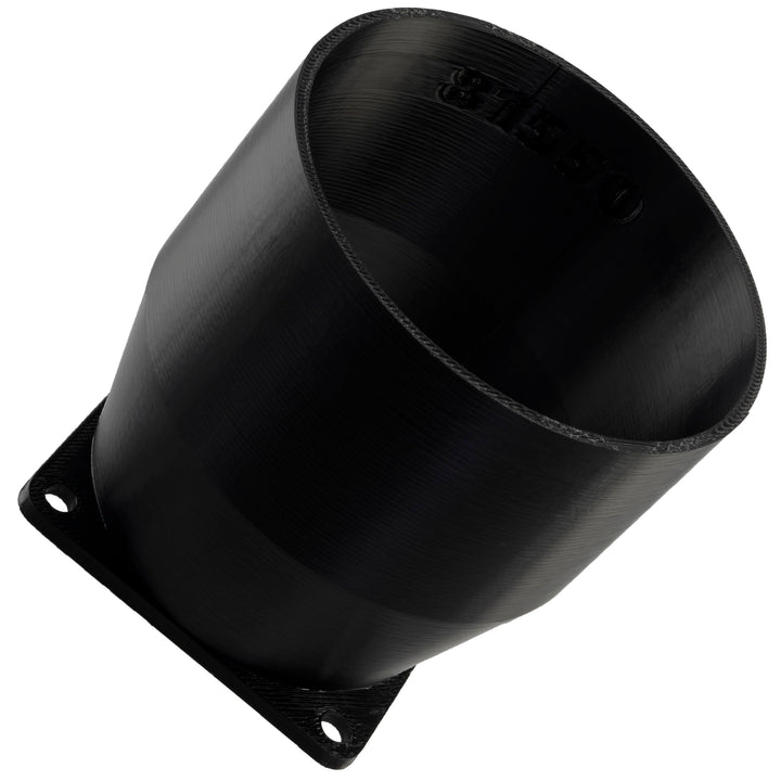 AERZETIX Quadratisch-Rund-Adapter für Luftstrom für Lüftungskanal 60x60 mm Ø73 mm aus ABS-Kunststoff