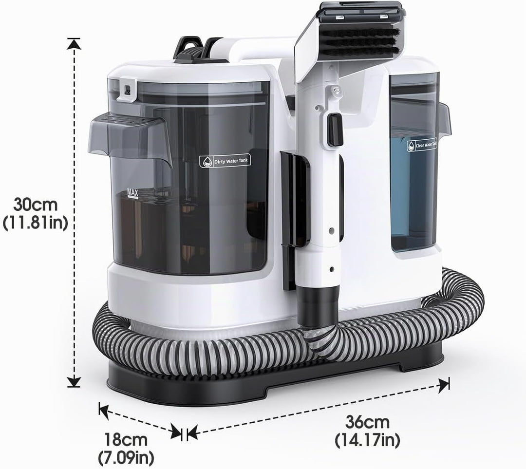Lubluelu Powerful Suction Spot Cleaner Machine, 15KPA Handheld Upright Vacuum with Multi-Function To