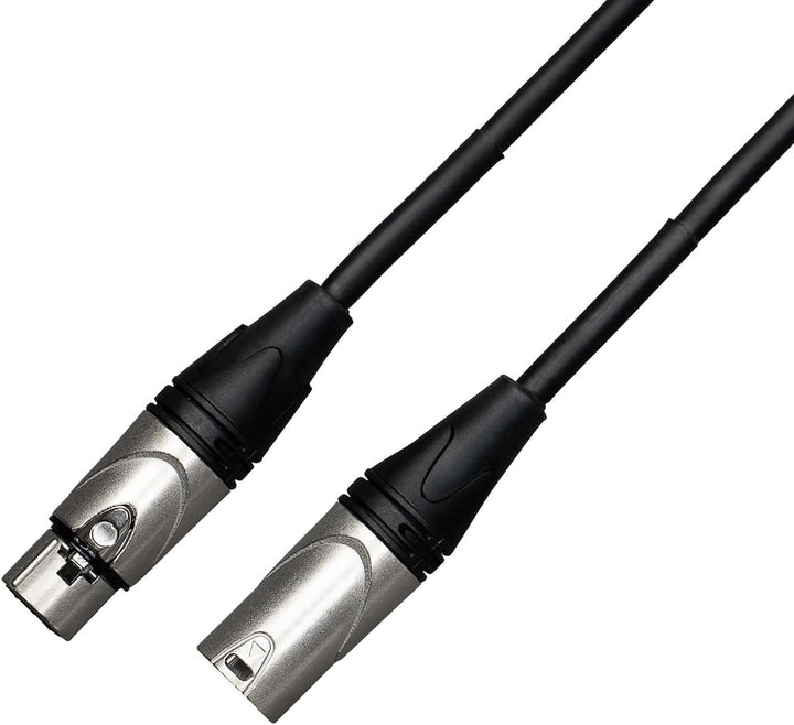 Cascha Advanced Line Microphone Cable, Black, 6m