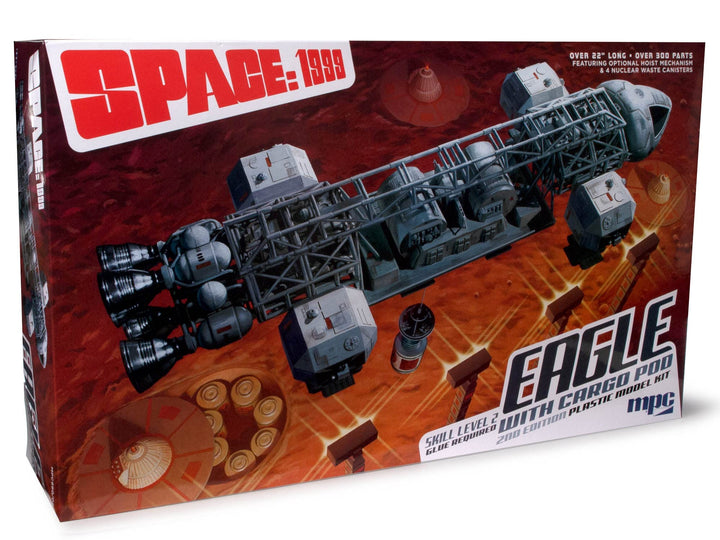 MPC MPC990/06 1/48 Space 1999: 22" Eagle w/Cargo Pod Modellbausatz, Mehrfarbig
