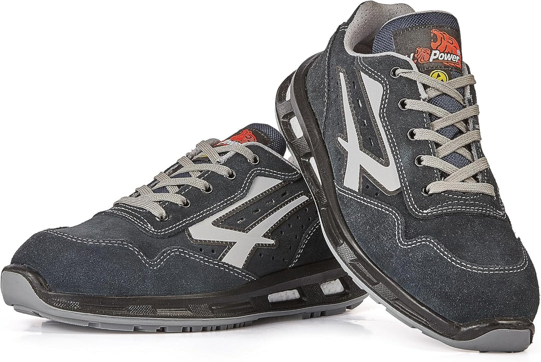 U-Power Red Lion Emotion, Unisex-Sicherheitsschuhe, leichte, flexible, pannensichere Lederturnschuhe