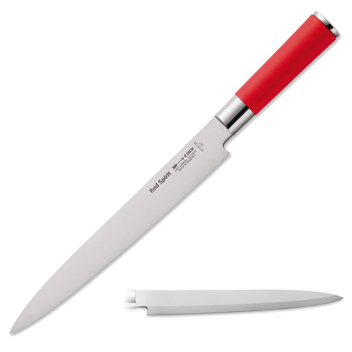 F. DICK CN398 Yanagiba Sushimesser, Red Spirit (Messer mit Klinge 24 cm, X55CrMo14 Stahl, nichtroste