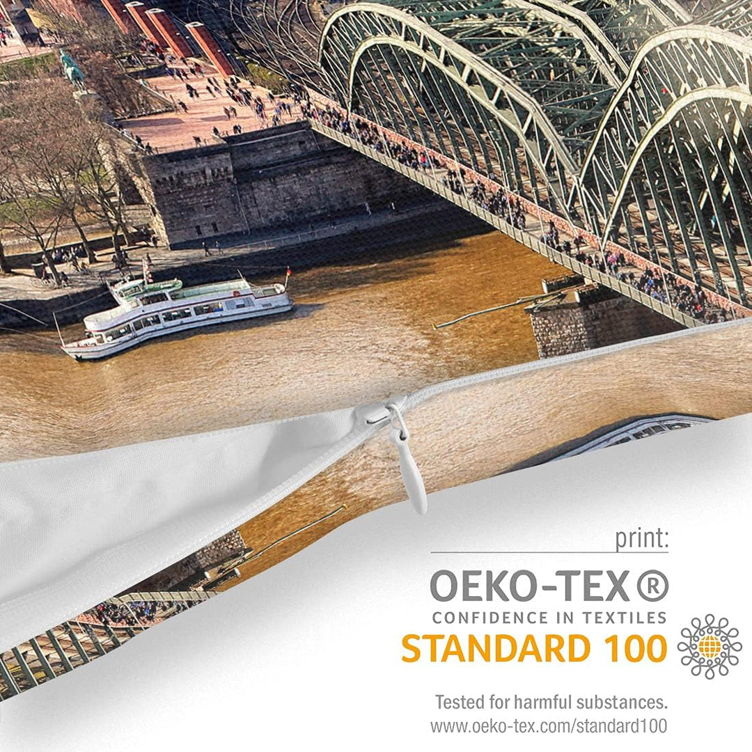 VOID Köln Stadt Dom Kissenbezug Kissenhülle Sofakissen Kissen Deko Outdoor-Kissen Dekokissen, Kissen