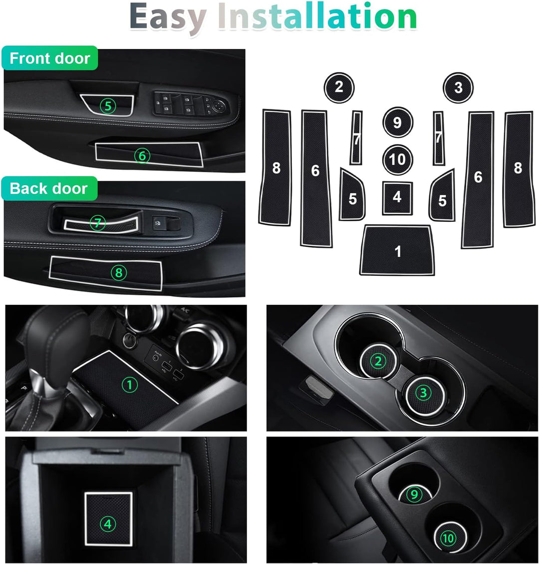 GAFAT Kompatibel mit Renault Arkana 2021 2022 2023 Antirutschmatten, Arkana Gummimatten, Mittelkonso
