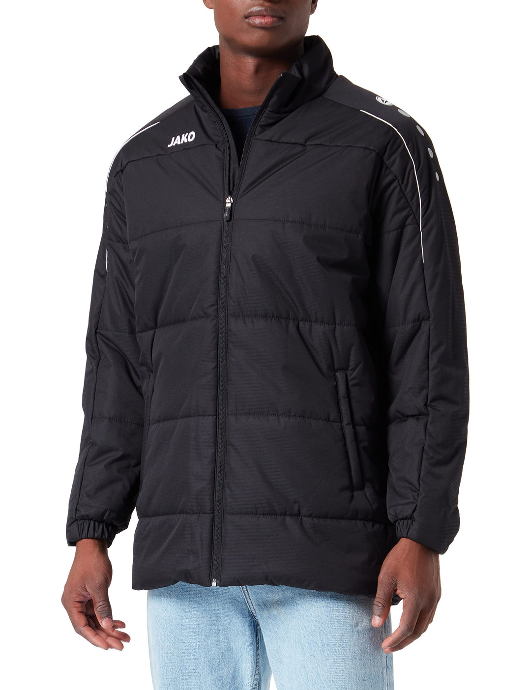 JAKO Kinder Coachjacke Classico, marine, 152, 7150 3XL Schwarz, 3XL Schwarz