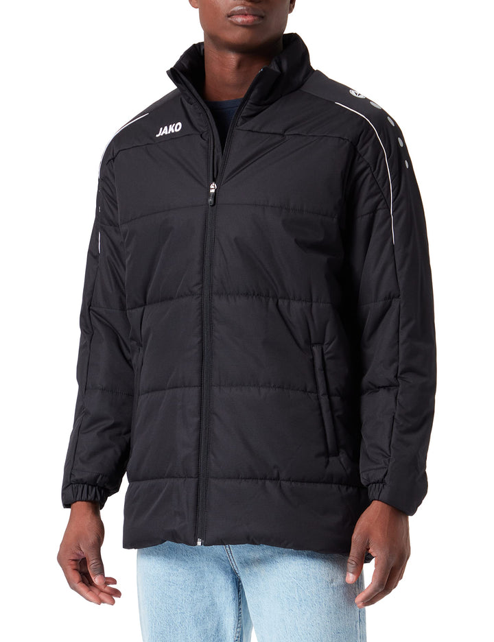 JAKO Kinder Coachjacke Classico, marine, 152, 7150, Schwarz