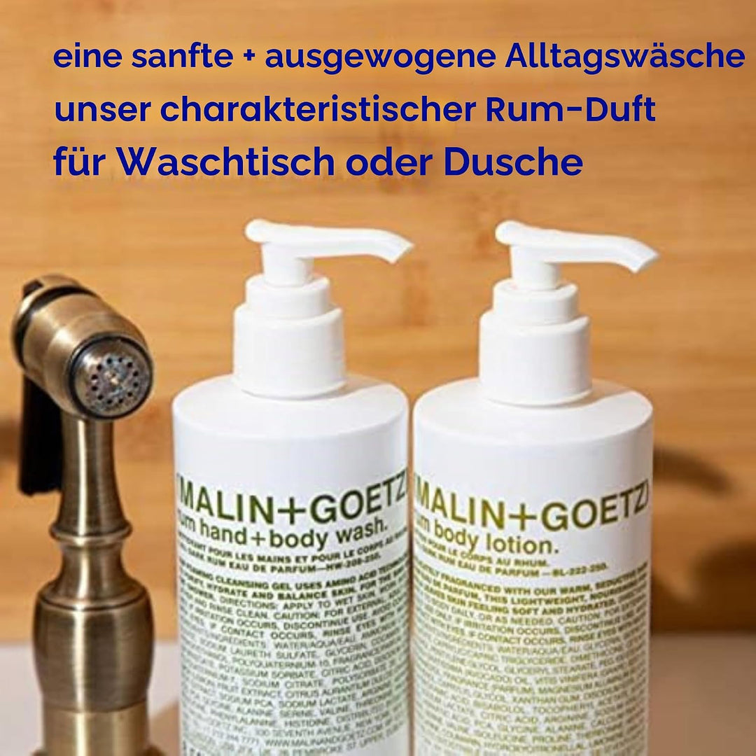 Malin + Goetz Rum Hand Wash w. Pump-8.5 oz. by Malin + Goetz
