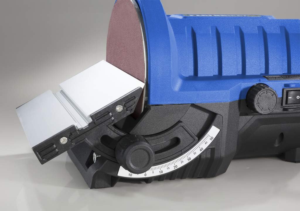 Westfalia Tellerschleifer 140 Watt - Gehrungswinkel - Schleifmaschine für Holz, Stahl, Metalle, Kuns