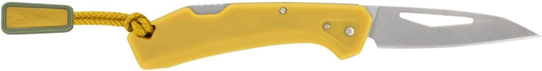 Gerber Taschenmesser mit Zugband, LST Mini, 440A Wharncliffe-Edelstahlklinge, Griffschalen aus glasf