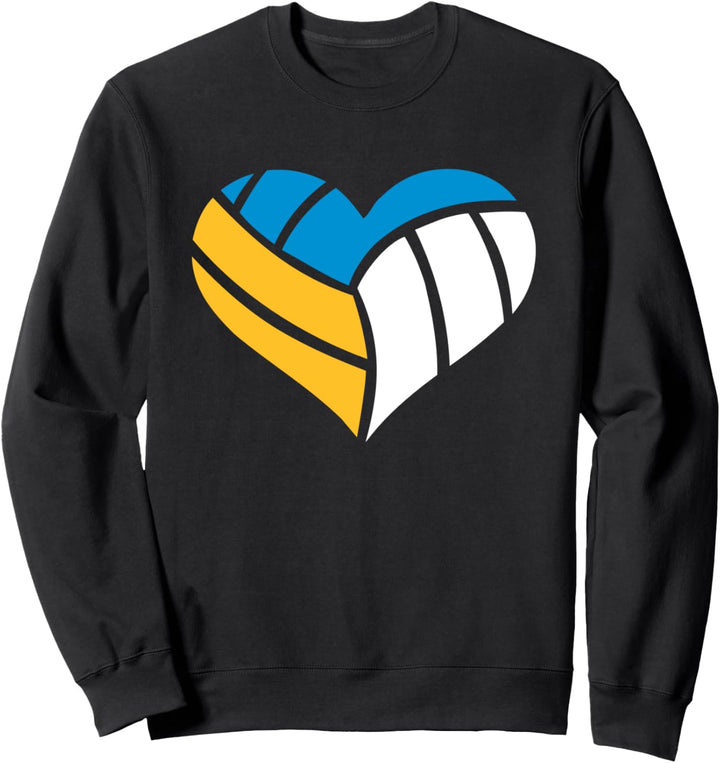 Beachvolleyball Herz Sweatshirt