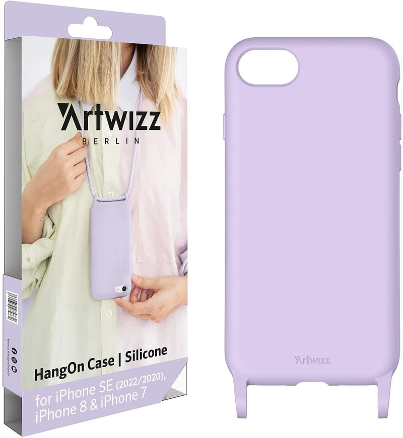 Artwizz HangOn Case kompatibel für iPhone SE (2022/2020) / 8/7 - Elastische Schutzhülle aus Silikon