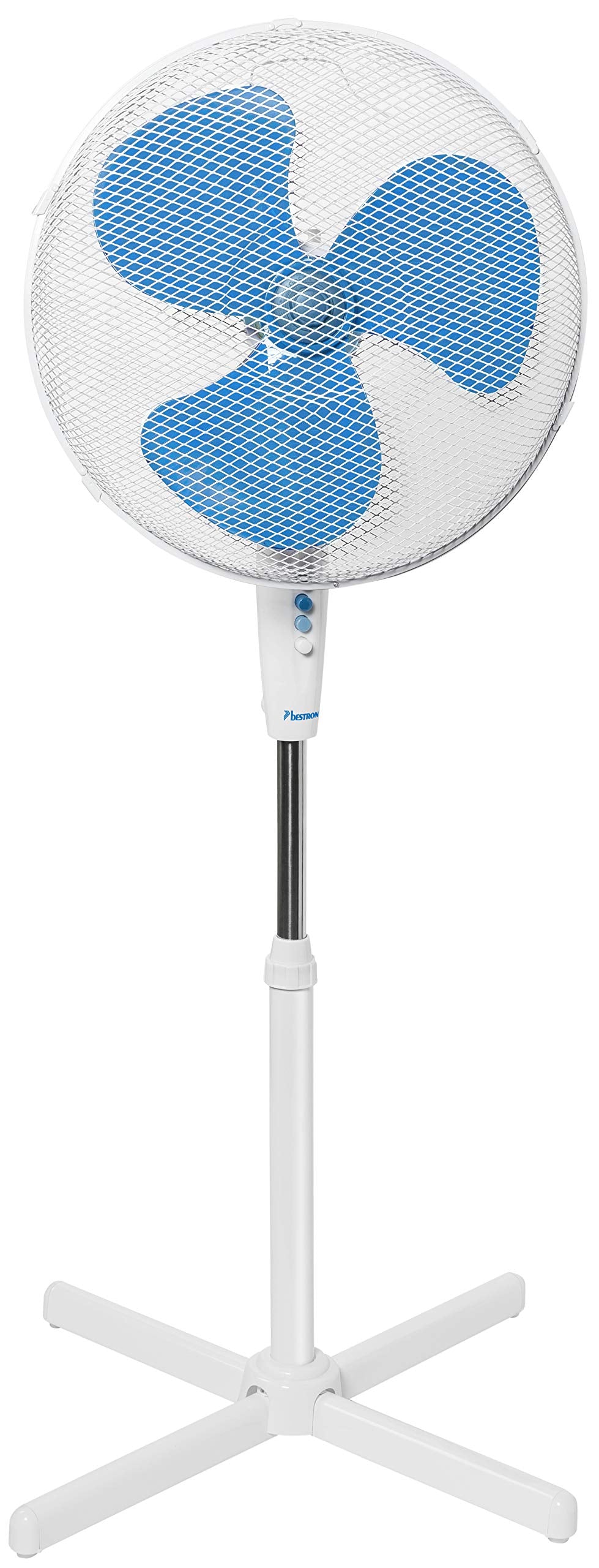 Bestron Standventilator mit drei Geschwindigkeitsstufen, Ventilator mit 75° Oszillation-Funktion & h