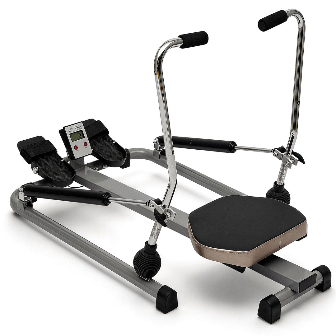 106cm X 66cm X 10cm Rudergerät Für Zuhause, LCD-Display, Einstellbarer Widerstand 15-55kg, Für Fitne