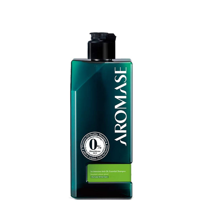 AROMASE Anti-Oil Essential Shampoo - Effektiv bei schnell fettendem Haar & fettiger Kopfhaut, reguli