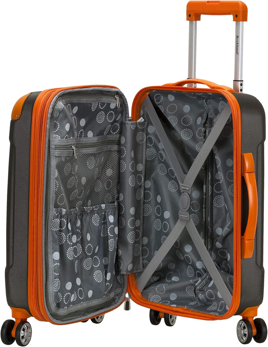Rockland London Hardside Spinner Rad Gepäck, Dunkelgrau, Carry-On 20-Inch, London Hartschalen-Koffer