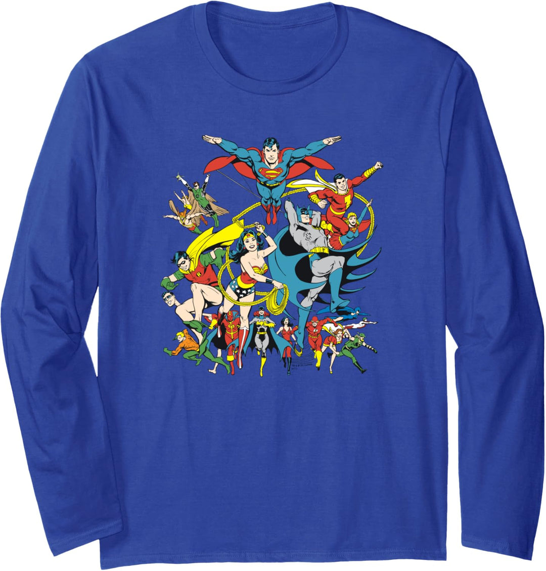 Justice League Assemble Langarmshirt