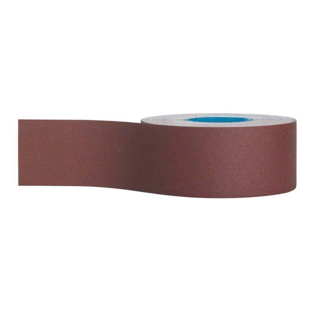 Bosch Professional Schleifrolle für Holz und Farbe (100 mm, 50 m, Körnung 80, J470), Körnung 80