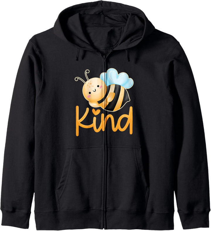 Biene Art Niedliche Hummel Inspirierende Zitat Güte Kapuzenjacke