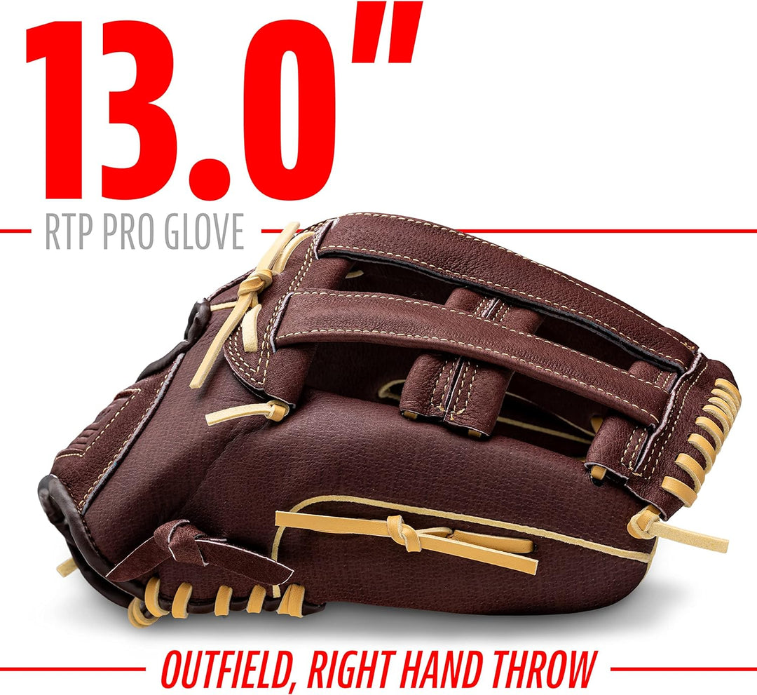 Franklin Sports RTP Pro Baseball-Handschuhe, für Infield, Outfield, Baseball-Handschuhe 33 cm – H-We