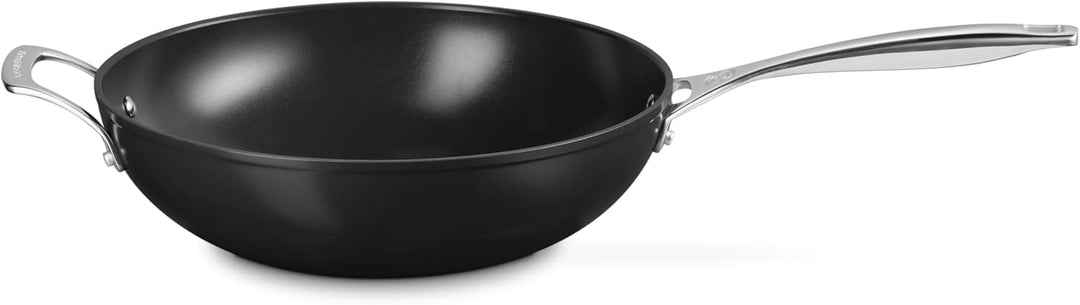 LE CREUSET Wok Pan Essential Antihaft-Keramik – ø 30 cm / 4,7 Liter – Keramik-Antihaftbeschichtung