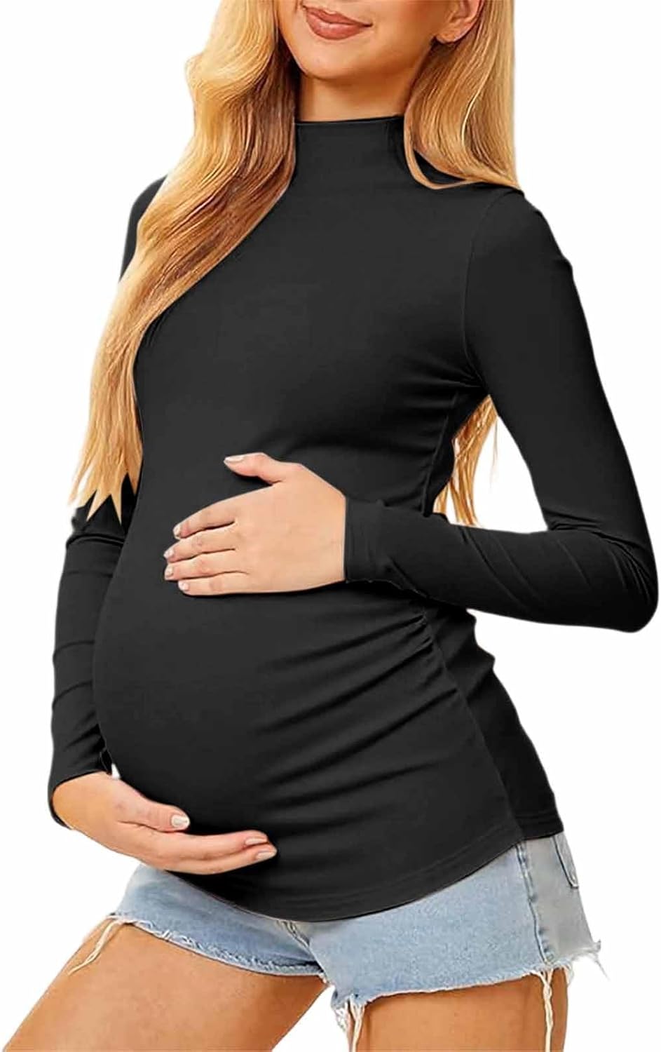 Hanraz Stillpullover Langarm Damen Bequemes Stillpullover Stillpyjama Schwanger Stilltops Warme Umst