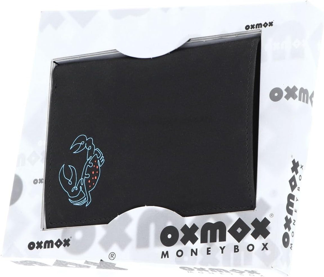 Geldbörse New Cryptan RFID Protect Kombibörse Crab Print Cyan Black, Crab Print Cyan Black