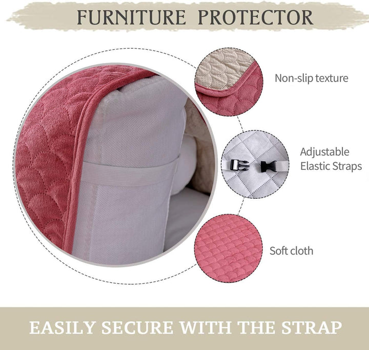 PETCUTE Sofaschoner Sofaschutz Sofaüberwurf Sofabezüge sofadecke Anti-Rutsch Sofaschoner Sofahusse S
