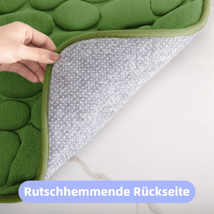 chakme Badematte Memoryschaum Badteppich Memory Foam Duschvorleger Saugfähige Badvorleger Badezimmer