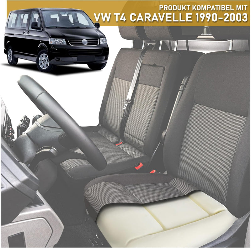 CHROMEMASTER - Kompatibel mit VW T4 Caravelle 1990-2003; Schaumstoff für den Autositz, Sitzschaum fü