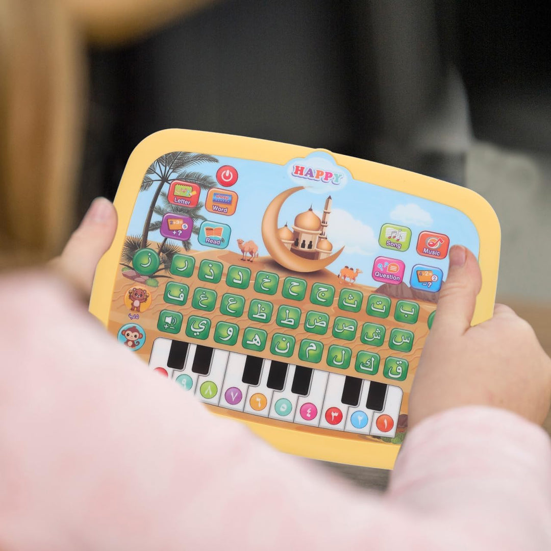 ibasenice Arabisch-lernmaschine Koran-lernmaschine Frühes Lernspielzeug Kinder-Laptop Lernspielzeug