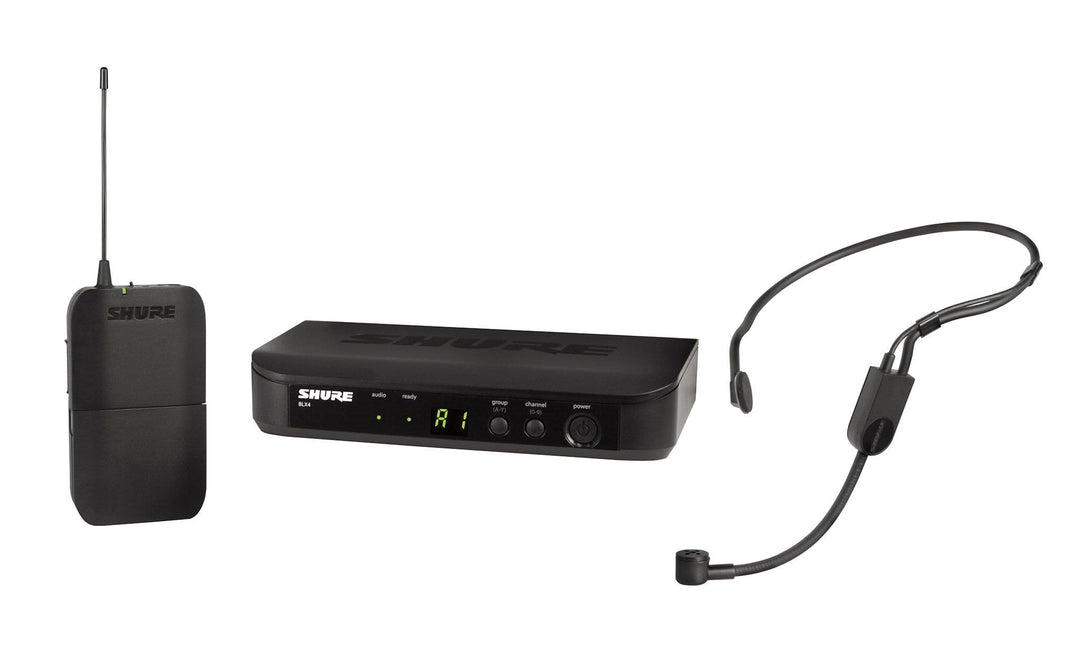 Shure BLX14/P31 UHF Wireless Mikrofonsystem - Perfekt für Redner, Künstler - 14 Stunden Batterielauf