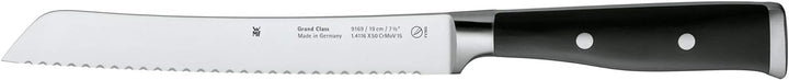 WMF Grand Class Brotmesser Wellenschliff 33 cm, Made in Germany, Brötchenmesser, Messer geschmiedet,