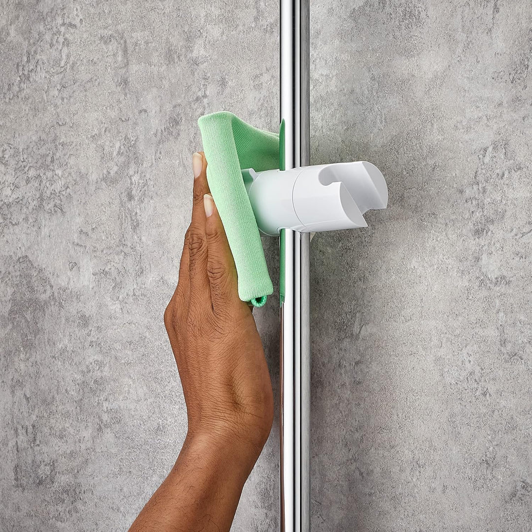 Mira Showers 2.1703.017 Beat Duschrutschstange, Weiss/Chrom, Weiss/Chrom