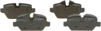 Bosch BP1382 Bremsbeläge - Hinterachse - ECE-R90 Zertifizierung - vier Bremsbeläge pro Set