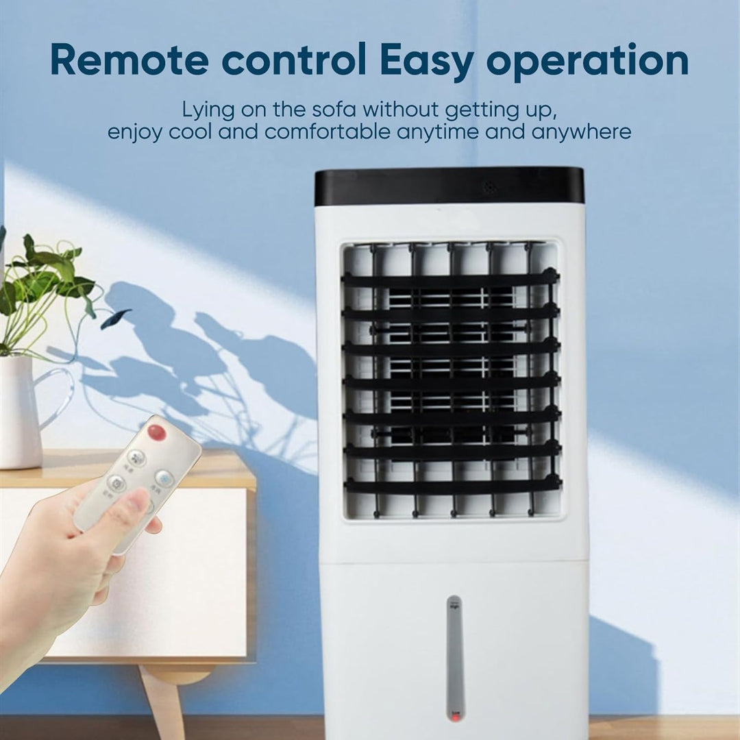 4-in-1 Mobile Klimaanlage ohne Abluftschlauch, Luftbefeuchter & Luftreiniger,Luftkühler mobil mit 10
