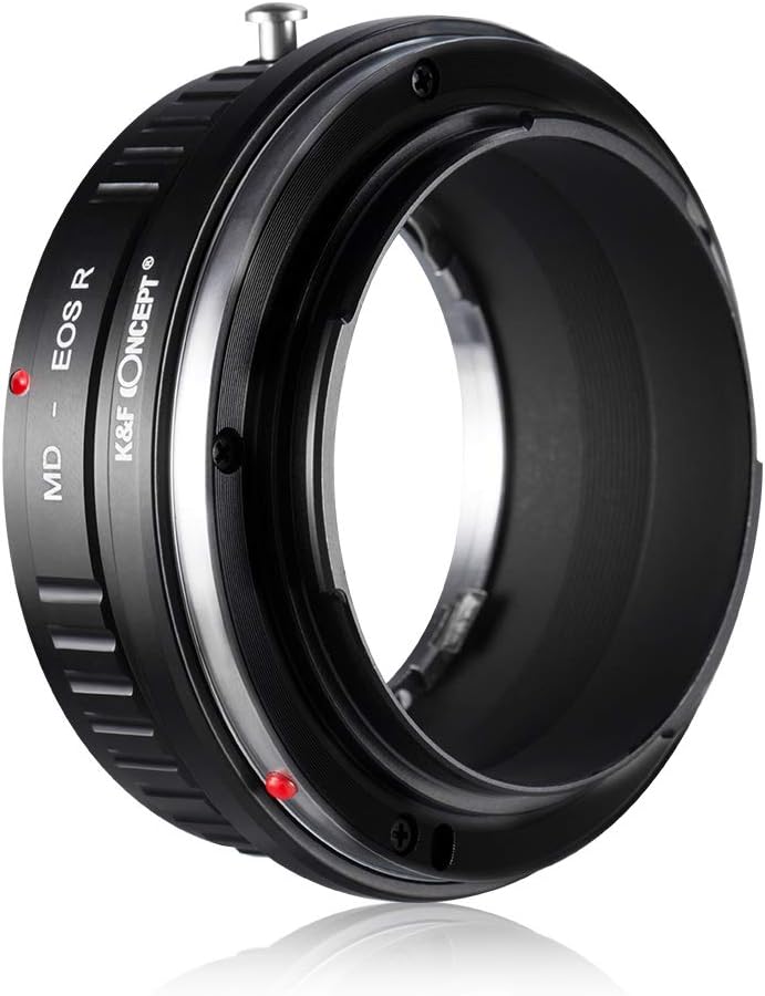 K&F Concept MD-EOS R Bajonettadapter Objektiv Ring für Minolta MD MC Objektiv auf Canon EOS R-Mount