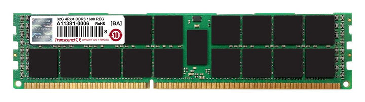 Transcend TS32GJMA334P JetMemory Arbeitsspeicher 32GB (1600MHz, CL11) für Mac Pro DDR3-RAM 32GB REG-