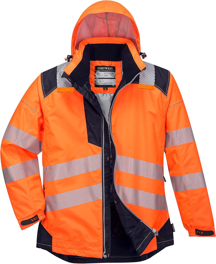 PW3 Sicherheits-Winterjacke, T400OBRXXXL 3XL Arancione, 3XL Arancione