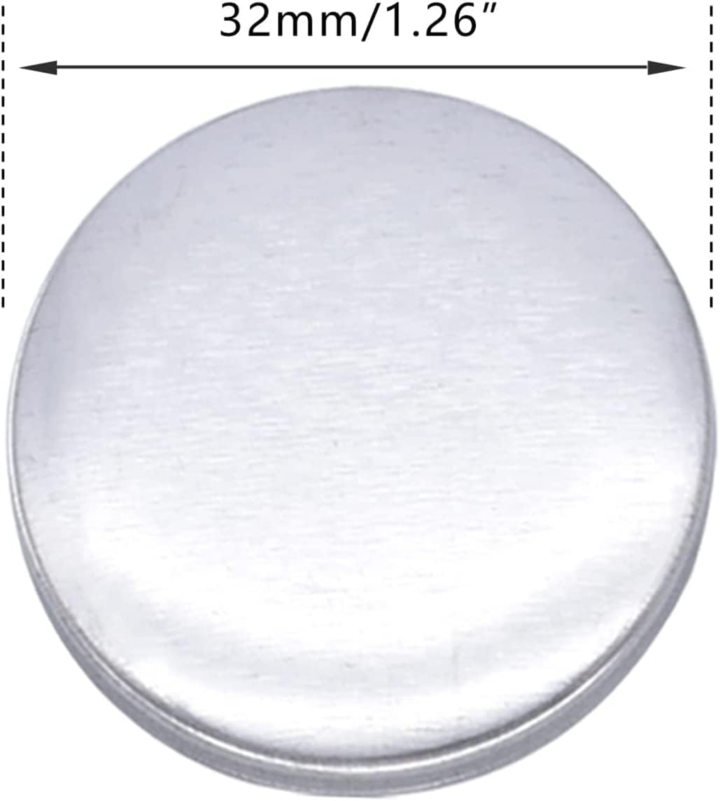 Buttonrohlinge, 200er Set 32mm DIY Pins Buttons Design EIN Abzeichen, Buttons Selber Machen, Button-