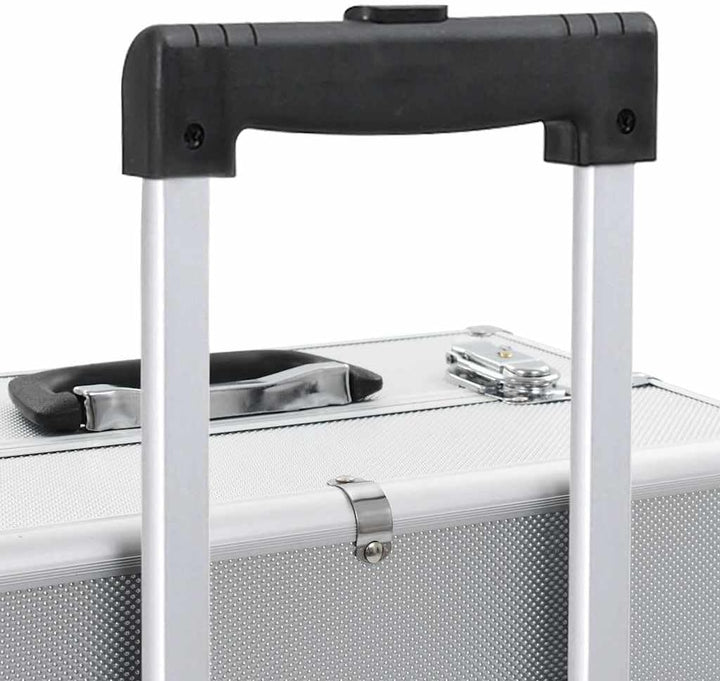 vidaXL Kosmetikkoffer mit 4 Etagen Ablagen Beauty Case Schminkkoffer Friseurkoffer Schmuckkoffer Tro
