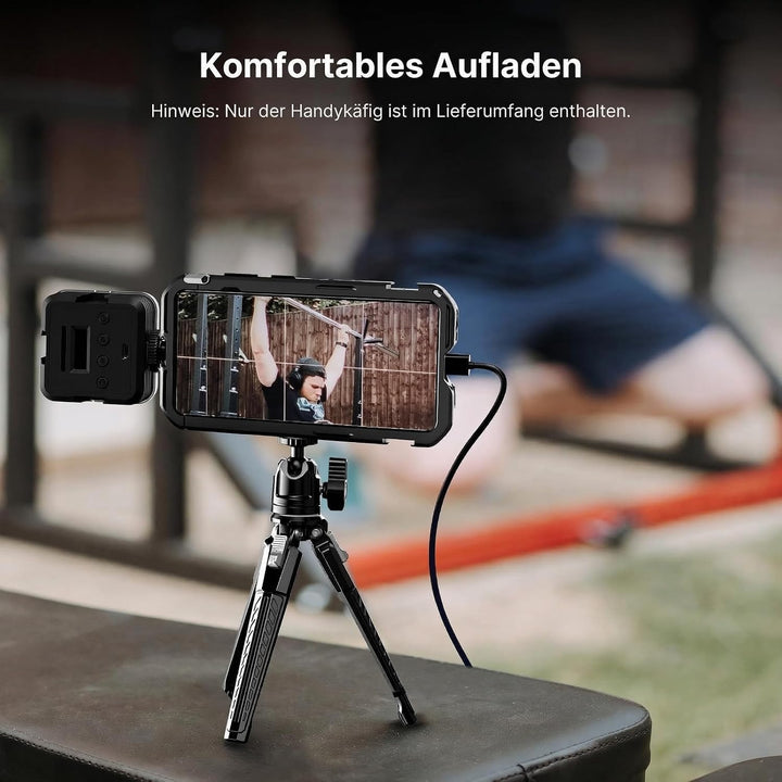 NEEWER S26 Ultra Smartphone Käfig Cage, Handy Video Rig Vlog Set, PA182