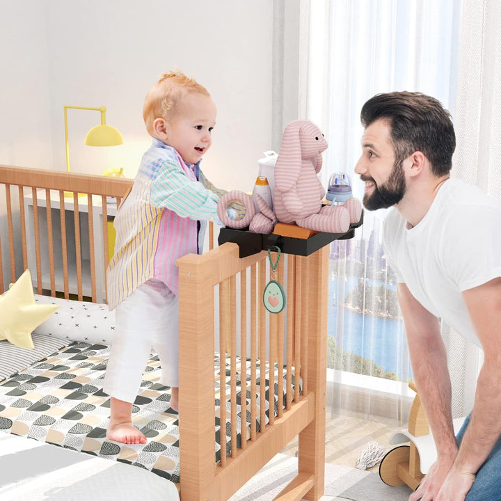 Ronlap Klappbare Nachttisch Regal, Bettablage Etagenbettregal für Kinder, Nachttisch zum Einhängen M