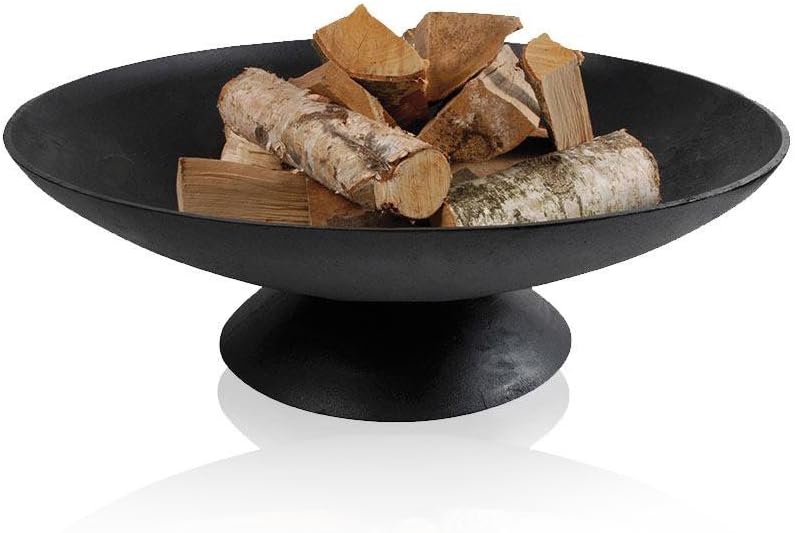 Feuerschale Miami XL in Gusseisen - Durchmesser: 76 cm - rund - Feuerstelle für Garten und Terrasse